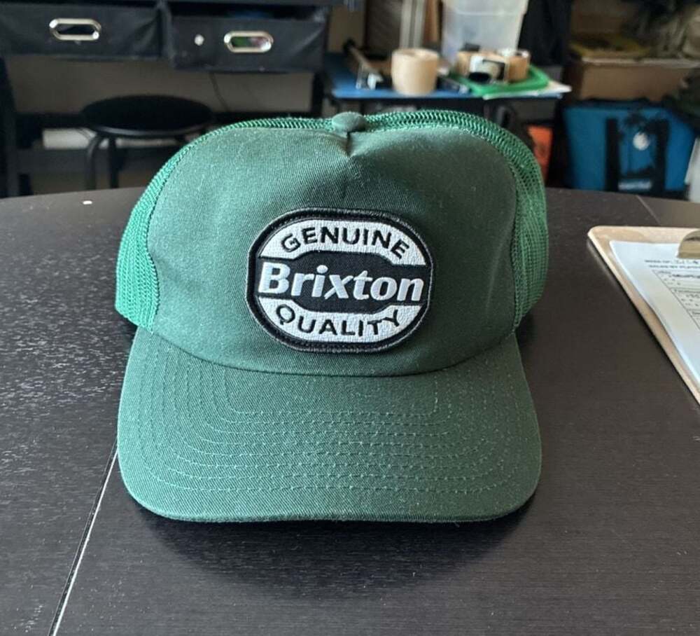 Brixton Keaton MP NetPlus Trucker Hat Deep Forest Green